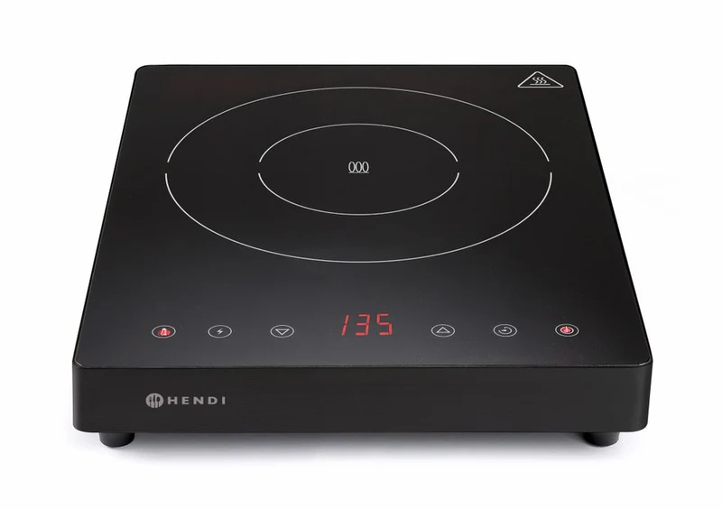 HENDI Induktionskocher 2000 W – Kitchen Line – 230 V / 2000 W – 297 × 411 × 57 mm