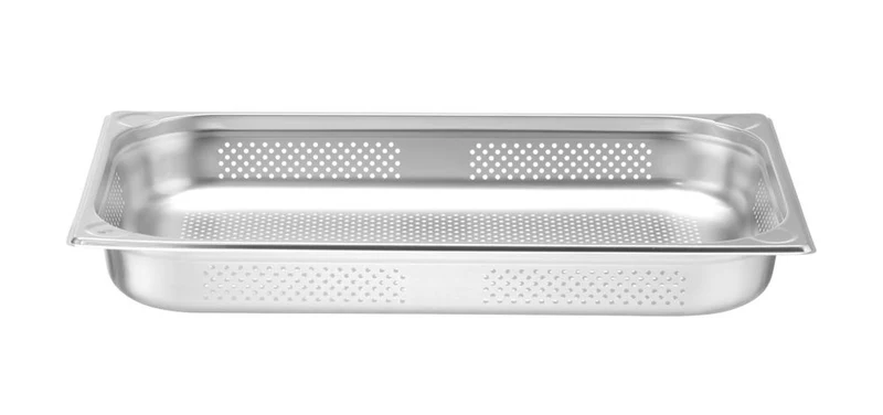 HENDI Behälter GN 1 / 1 perforiert – Kitchen Line – GN 1 / 1 – 9 l – (H)65 mm