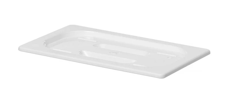 HENDI Gastronorm Deckel – GN 1 / 4 – Weiß – 265 × 162 mm