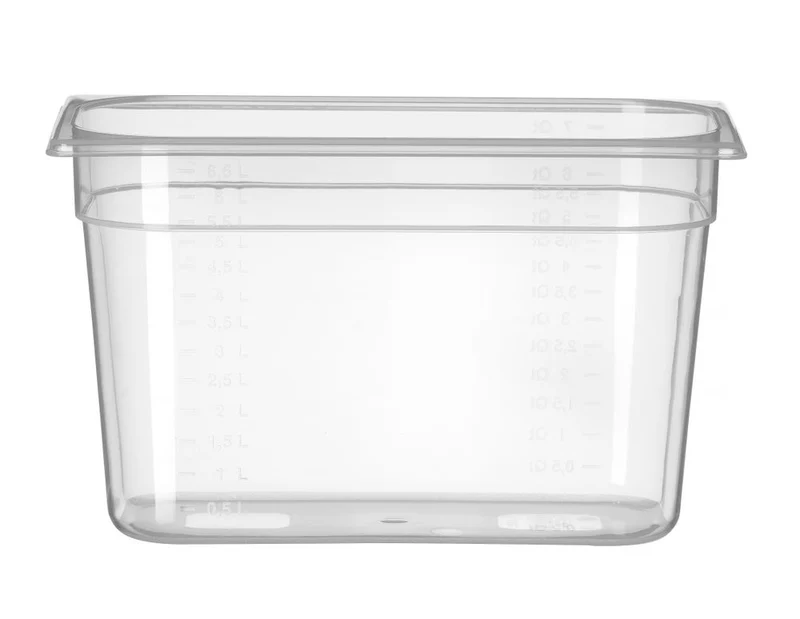 HENDI Gastronorm-Behälter 1 / 3 – Profi Line – GN 1 / 3 – 6,5 l – Transparent – 325 × 176 × 200 mm