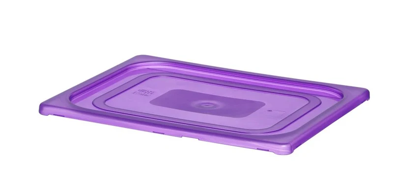 HENDI Gastronorm-Deckel violett – GN 1 / 2 – Violett – 325 × 265 mm