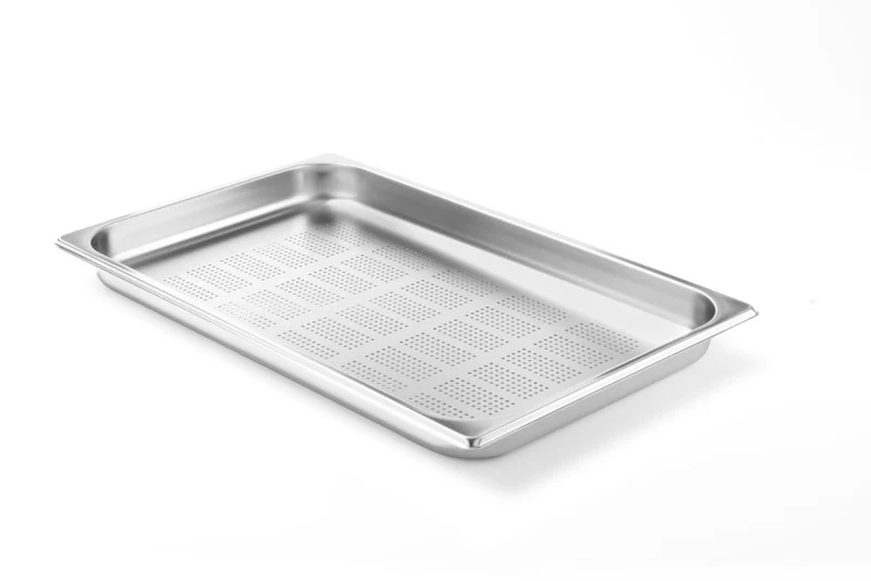 HENDI Behälter GN 1 / 1 perforiert – Profi Line – GN 1 / 1 – 5 l – (H)40 mm