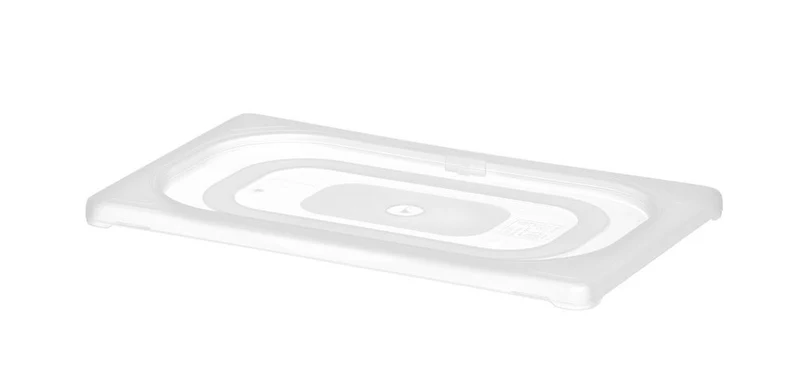 HENDI Gastronorm-Deckel – GN 1 / 4 – Transparent – 265 × 162 mm