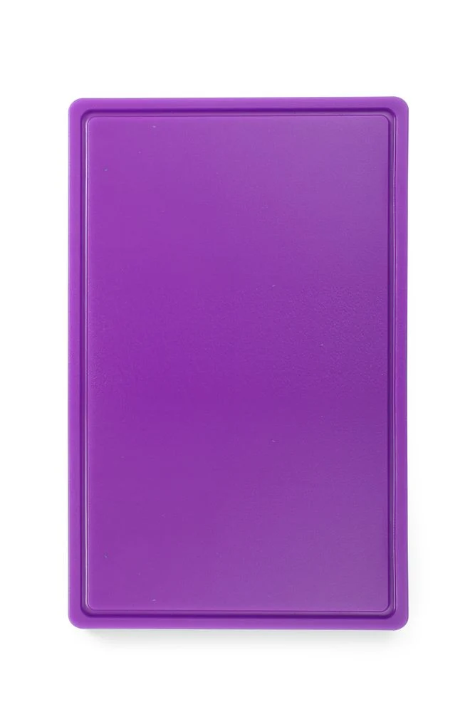 HENDI Schneidbrett HACCP Gastronorm 1 / 1 – GN 1 / 1 – Violett – 530 × 325 mm – Rechteckig