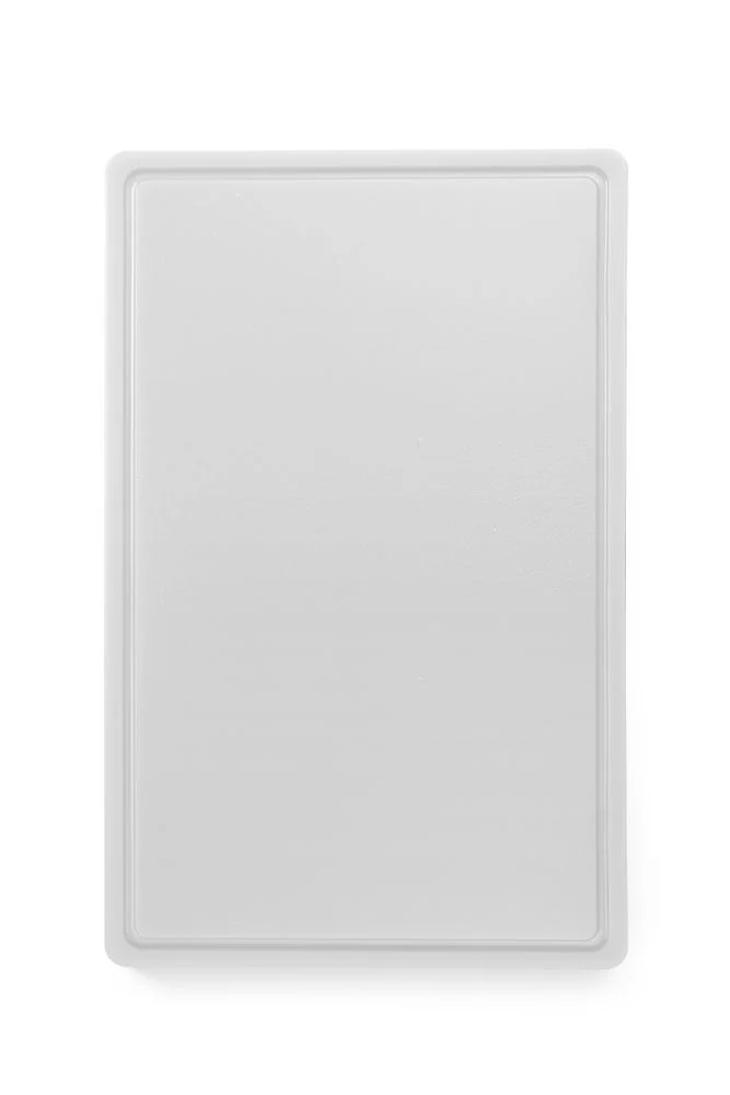 HENDI Schneidbrett HACCP Gastronorm 1 / 1 – GN 1 / 1 – Weiß – 530 × 325 mm – Rechteckig