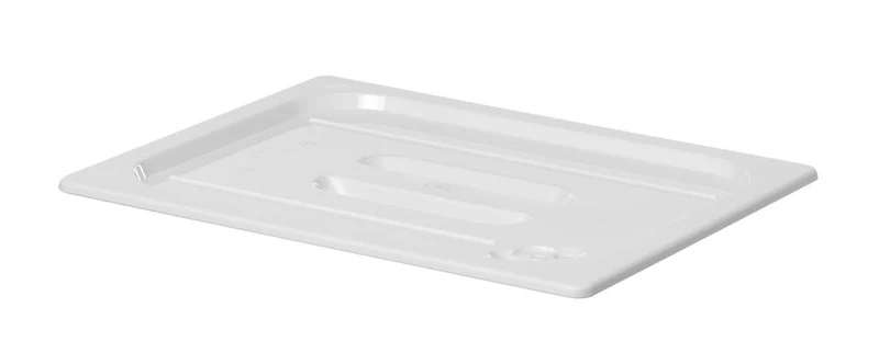 HENDI Gastronorm Deckel – GN 1 / 2 – Weiß – 265 × 325 mm