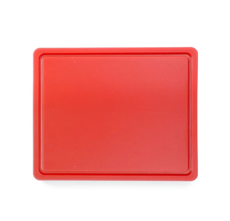 HENDI Schneidbretter HACCP Gastronorm 1 / 2 – GN 1 / 2 – Rot – 325 × 265 mm – Rechteckig