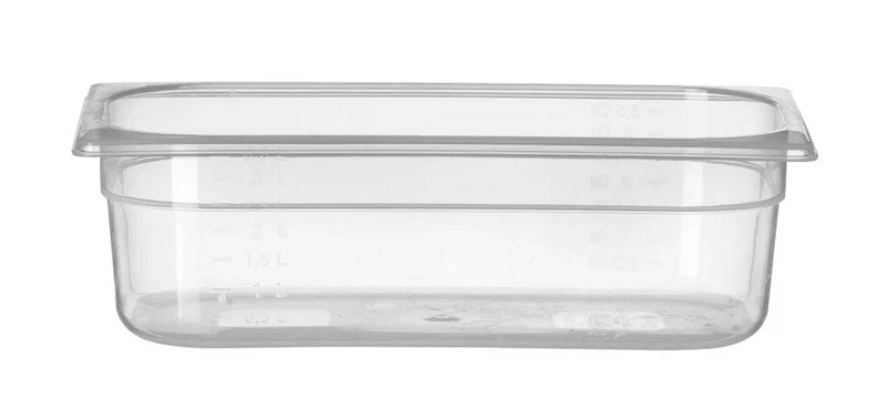 HENDI Gastronorm-Behälter 1 / 3 – Profi Line – GN 1 / 3 – 3,5 l – Transparent – 325 × 176 × 100 mm