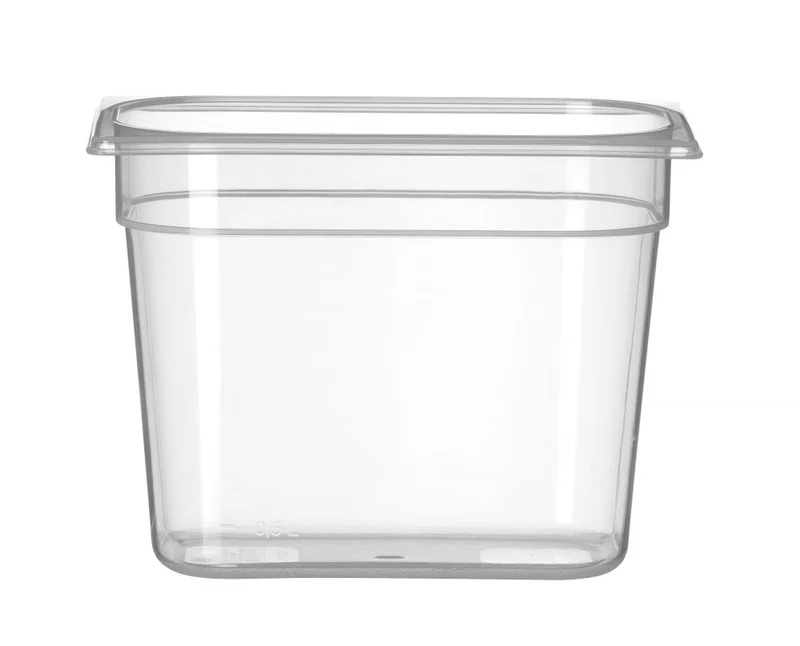 HENDI Gastronorm-Behälter 1 / 4 – Profi Line – GN 1 / 4 – 4,5 l – Transparent – 265 × 162 × 200 mm