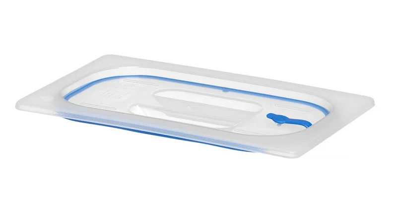 HENDI Gastronorm Deckel – luftdicht verschließbar – GN 1 / 4 – Transparent – 265 × 162 mm