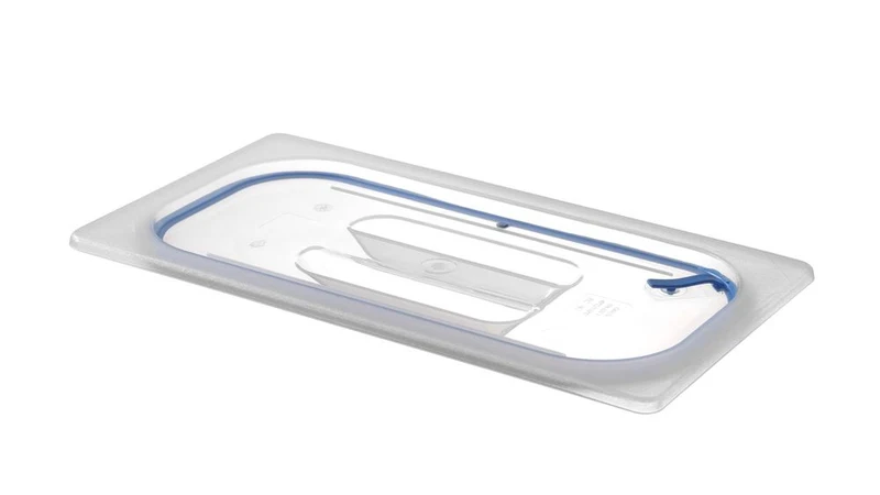 HENDI Gastronorm Deckel – luftdicht verschließbar – GN 1 / 3 – Transparent – 325 × 176 mm