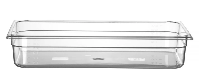 HENDI Gastronorm-Behälter 1 / 1 – Profi Line – GN 1 / 1 – 14 l – Transparent – 530 × 325 × 100 mm