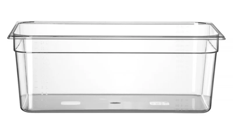 HENDI Gastronorm-Behälter 1 / 1 – Profi Line – GN 1 / 1 – 24 l – Transparent – 530 × 325 × 200 mm