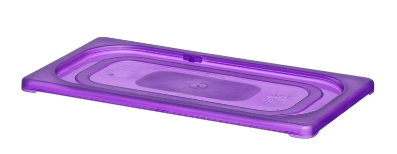 HENDI Gastronorm-Deckel violett – GN 1 / 3 – Violett – 325 × 176 mm