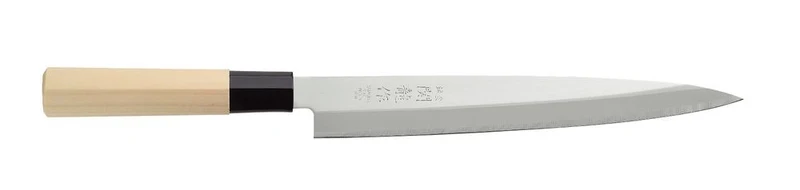 HENDI Japanisches Messer Sashimi – Holz hell – 335 mm