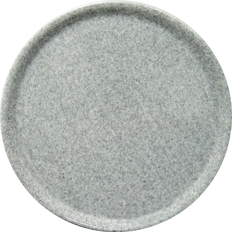 HENDI Pizzateller Granit – Granit – Ø 330 mm – 6 Stück