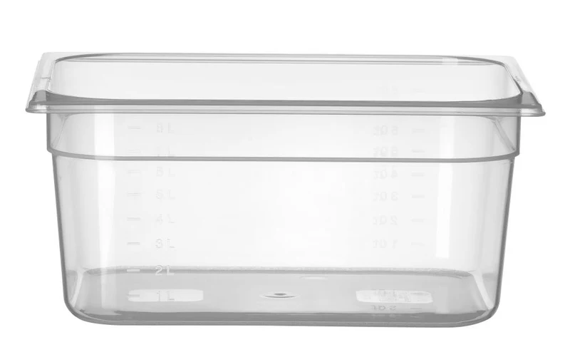 HENDI Gastronorm-Behälter 1 / 2 – Profi Line – GN 1 / 2 – 8 l – Transparent – 325 × 265 × 150 mm