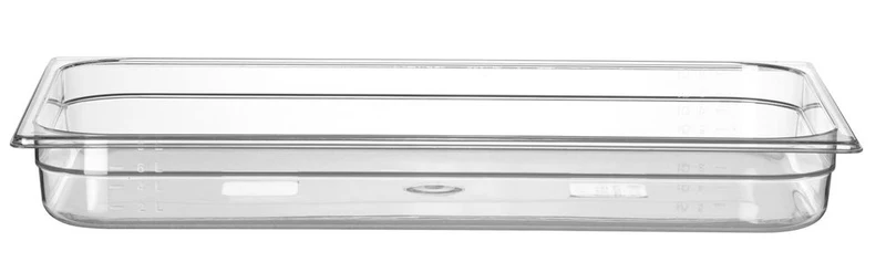 HENDI Gastronorm-Behälter 1 / 1 – Profi Line – GN 1 / 1 – 9 l – Transparent – 530 × 325 × 65 mm