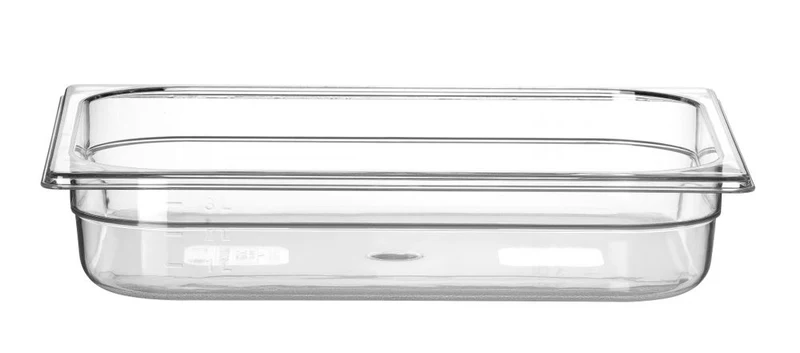 HENDI Gastronorm-Behälter 1 / 2 – Profi Line – GN 1 / 2 – 4 l – Transparent – 325 × 265 × 65 mm