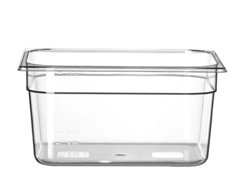 HENDI Gastronorm-Behälter 1 / 2 – Profi Line – GN 1 / 2 – 9,5 l – Transparent – 325 × 265 × 150 mm