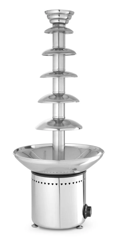 HENDI Schokoladenbrunnen mit 6 Ebenen – 230 V / 300 W – Ø 372 × H 850 mm