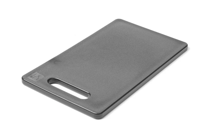 HENDI Schneidbrett mit Griff – Schwarz – 300 × 200 mm – Rechteckig