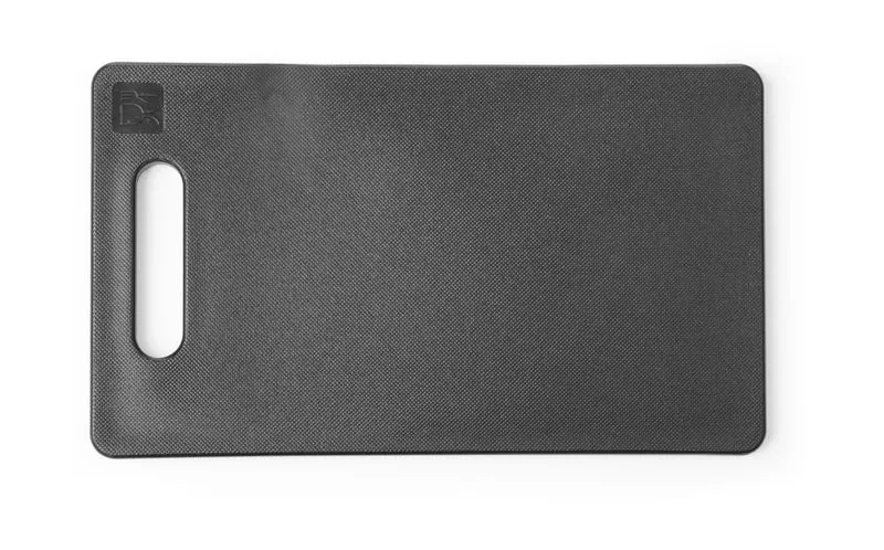 HENDI Schneidbrett mit Griff – Schwarz – 250 × 150 mm – Rechteckig