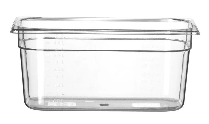 HENDI Gastronorm-Behälter 1 / 3 – Profi Line – GN 1 / 3 – 5,7 l – Transparent – 325 × 176 × 150 mm