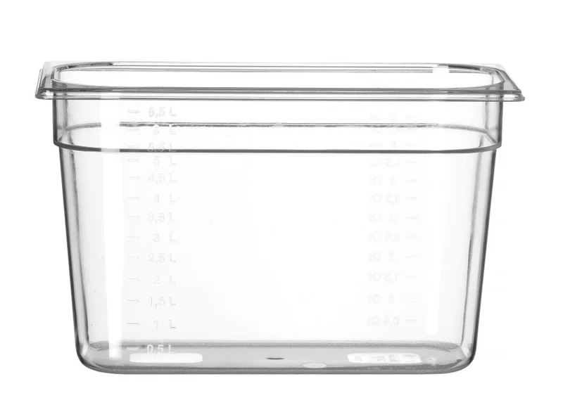 HENDI Gastronorm-Behälter 1 / 3 – Profi Line – GN 1 / 3 – 7,8 l – Transparent – 325 × 176 × 200 mm