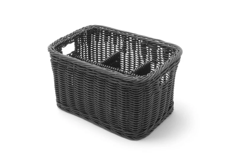 HENDI Besteckkorb – Schwarz – 260 × 180 × 150 mm