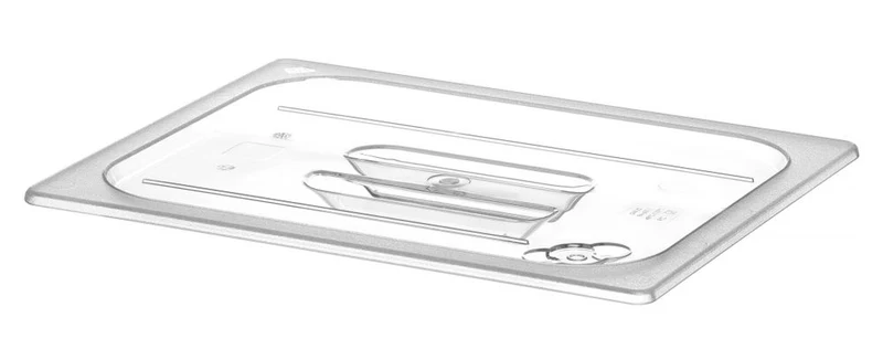 HENDI Gastronorm-Deckel – GN 1 / 2 – Transparent – 265 × 325 mm