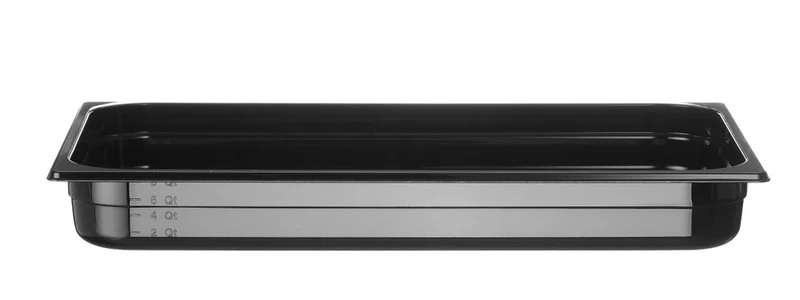 HENDI Gastronorm-Behälter 1 / 1 – Profi Line – GN 1 / 1 – 9 l – Schwarz – 530 × 325 × 65 mm