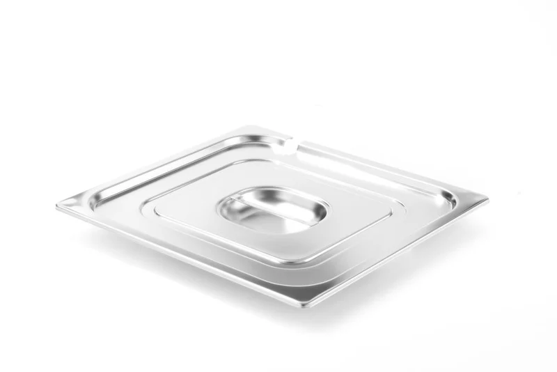 HENDI Gastronorm-Deckel mit Löffelaussparung – Profi Line – GN 2 / 3 – 354 × 325 mm