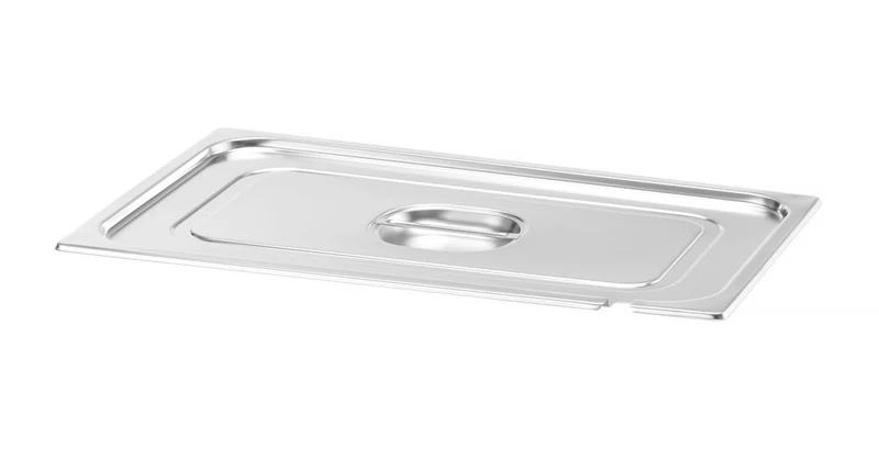 HENDI Gastronorm-Deckel mit Löffelaussparung – Profi Line – GN 1 / 1 – 530 × 325 mm