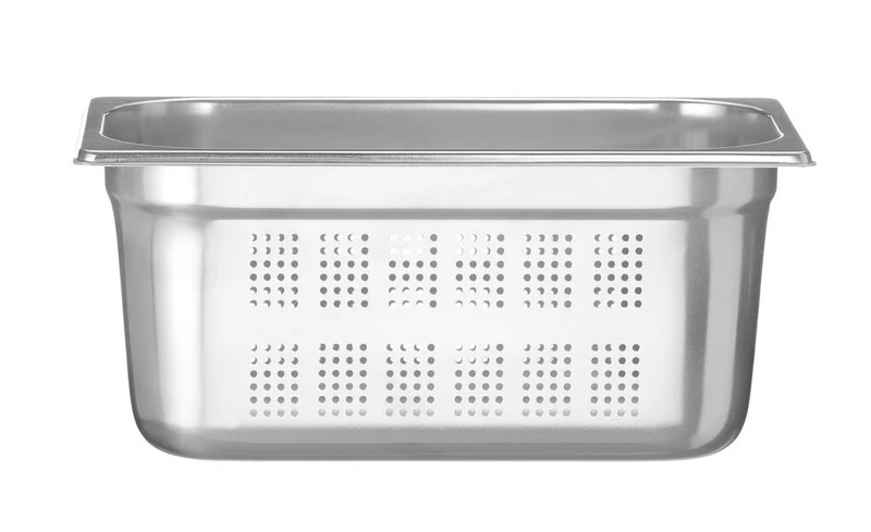 HENDI Behälter GN 1 / 3 perforiert – Profi Line – GN 1 / 3 – 5,7 l – (H)150 mm