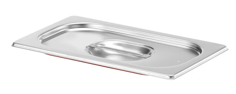 HENDI Gastronorm-Deckel mit Silikonrand – Profi Line – GN 1 / 4 – 265 × 162 mm