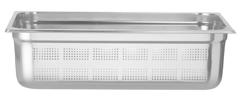 HENDI Behälter GN 1 / 1 perforiert – Profi Line – GN 1 / 1 – 21 l – (H)150 mm