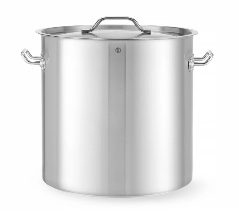 HENDI Hoher Schmortopf – mit Deckel – Budget Line – 50 l – Ø 400 × H 400 mm