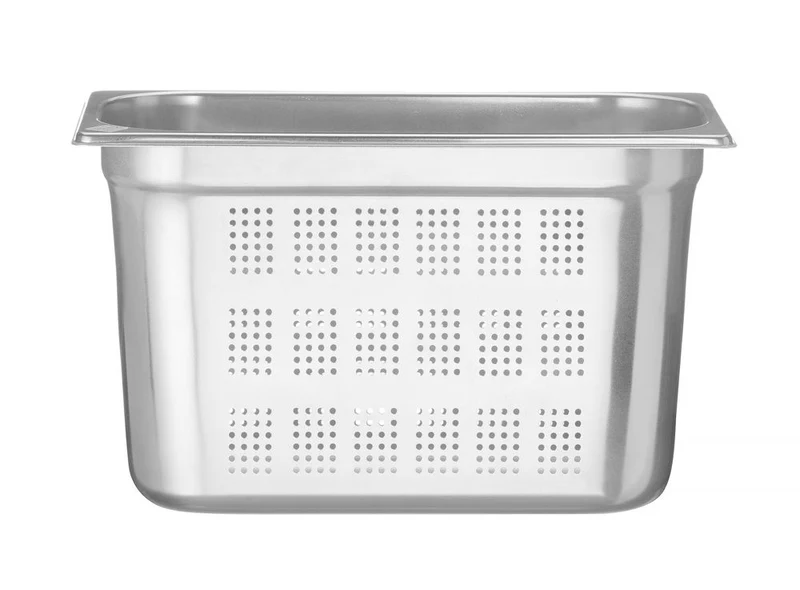 HENDI Behälter GN 1 / 3 perforiert – Profi Line – GN 1 / 3 – 7,8 l – (H)200 mm