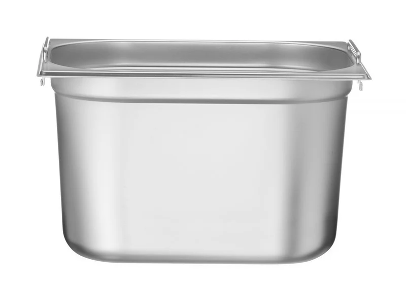 HENDI Gastronorm-Behälter 1 / 2 Budget Line mit Griffen – Budget Line – GN 1 / 2 – 12,5 l – 325 × 265 × 200 mm
