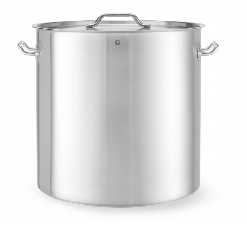 HENDI Hoher Schmortopf – mit Deckel – Budget Line – 98 l – Ø 500 × H 500 mm