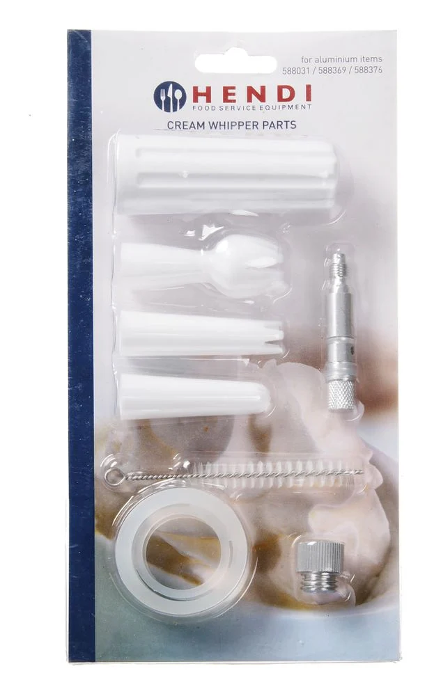 HENDI Ersatzteilset für Sahnespender – Kitchen Line – 120 × 30 × 240 mm