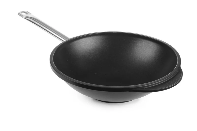 HENDI Wokpfanne Titanium Professional – Titanium professional – Ø 320 × H 100 mm