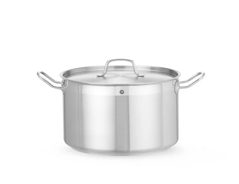 HENDI Kochtopf – mittel - mit Deckel – Profi Line – 15,1 l – Ø 320 × H 190 mm
