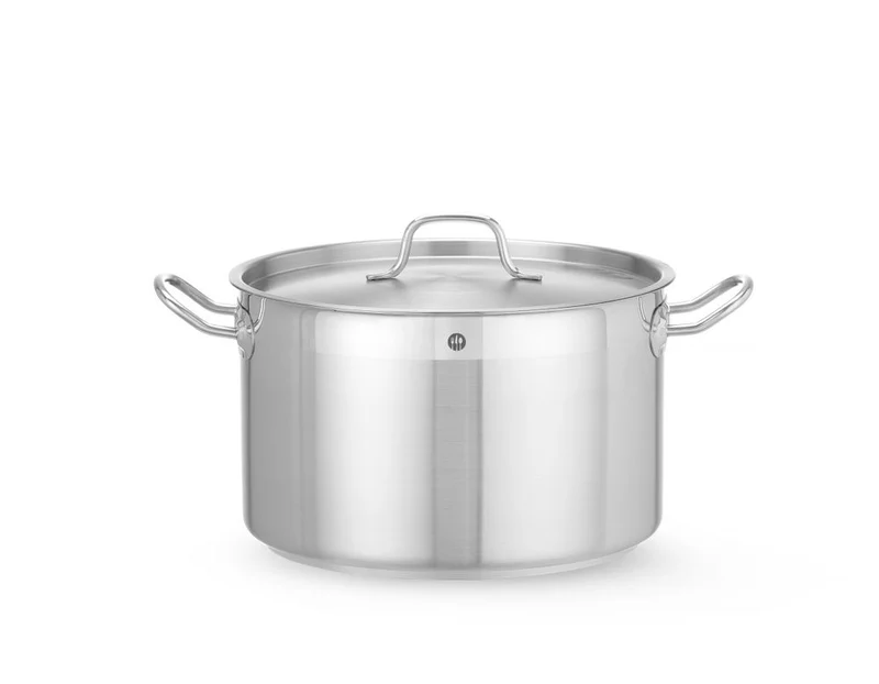 HENDI Kochtopf – mittel - mit Deckel – Profi Line – 10,3 l – Ø 280 × H 170 mm