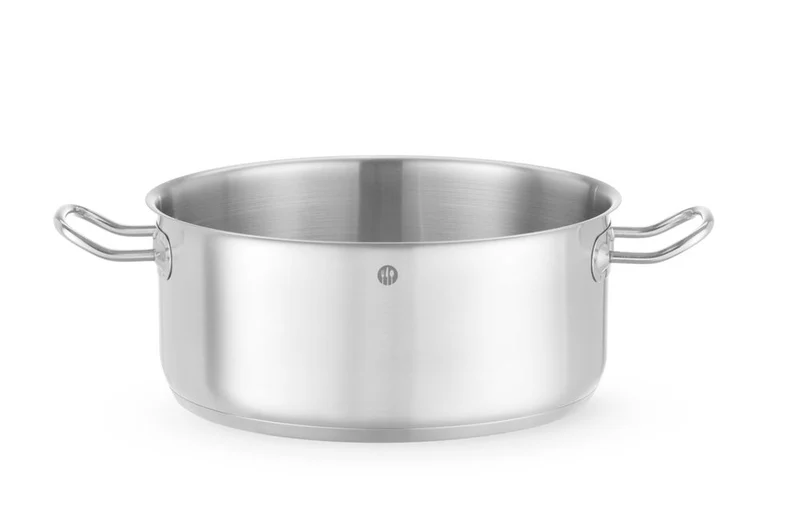 HENDI Kochtopf – niedrig - ohne Deckel – Kitchen Line – 7,3 l – Ø 280 × H 120 mm