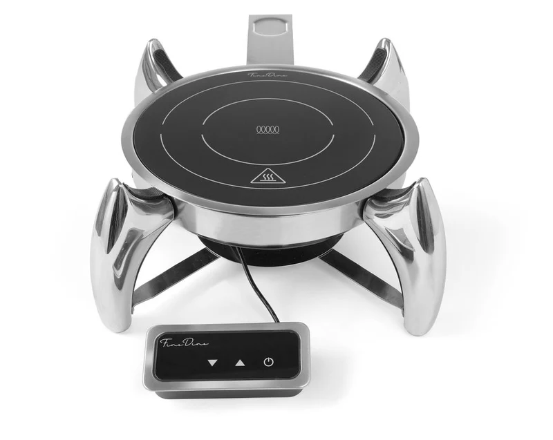 Fine Dine Induktionsheizplatte 800 W – Schwarz – 230 V / 800 W – Ø 245 × H 80 mm