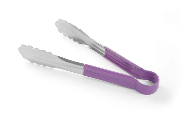 HENDI Servierzange HACCP 300 mm – Violett – 300 mm