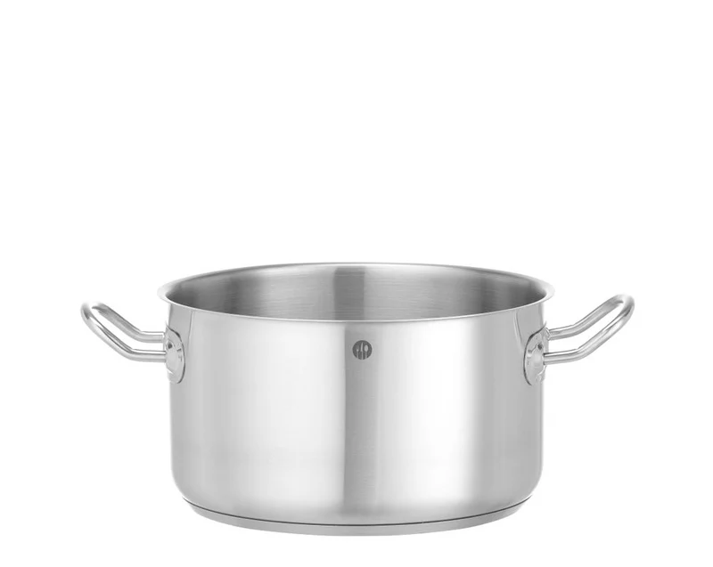 HENDI Schmortopf Mittel - ohne Deckel – Kitchen Line – 6 l – Ø 240 × H 135 mm