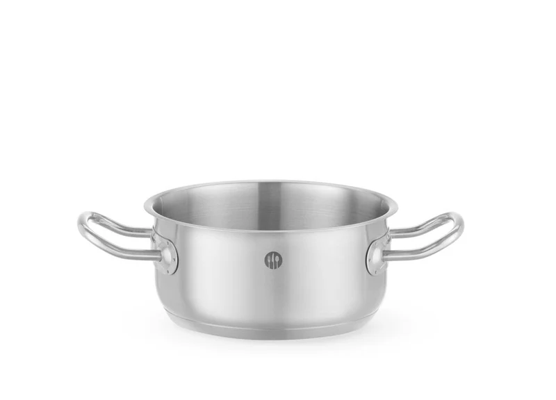 HENDI Kochtopf – niedrig - ohne Deckel – Kitchen Line – 1,4 l – Ø 160 × H 75 mm